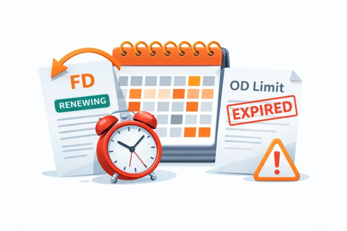 Importance of OD limit renewal against fixed deposit