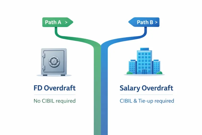 Difference between Salary Overdraft and FD-backed Overdraft
